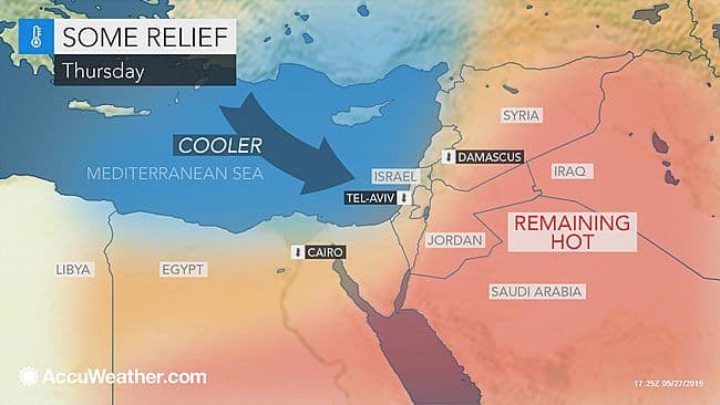 Image d'illustration pour Khasmin, chaleur et canicule du Moyen Orient à l'Inde