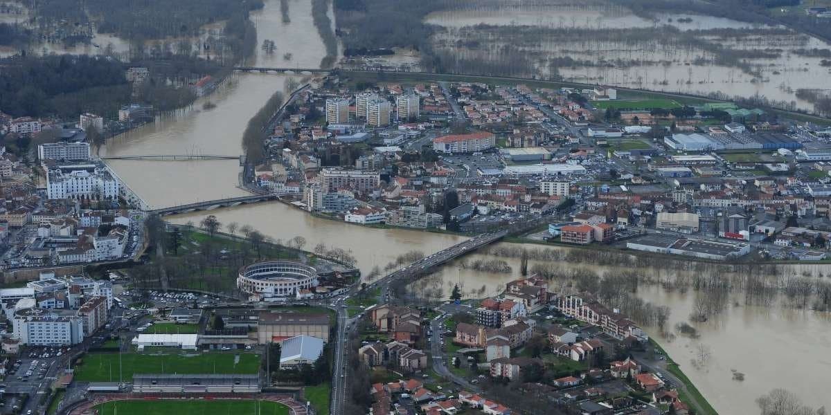 Image d'illustration pour Suivi des intempéries dans le Sud-Ouest et près des Pyrénées