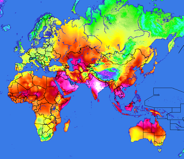 Image d'illustration pour Khasmin, chaleur et canicule du Moyen Orient à l'Inde
