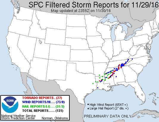 Image d'illustration pour Tornades aux Etats-Unis au terme d'une année plutôt calme
