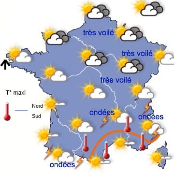 Forte chaleur en vue dans le Sud, puis sur la moitié Est 