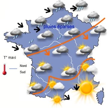 Temporairement plus perturbé avant un rapide retour au calme 
