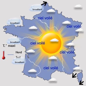 Une semaine calme et agréable sur la moitié Sud