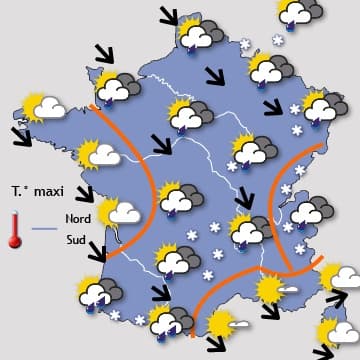 Cocktail remarquablement pluvieux et venteux à partir de samedi
