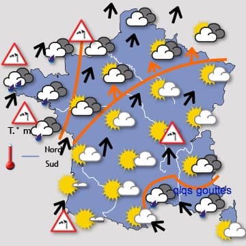 Beaucoup de pluie, de vent (et de neige en montagne) 