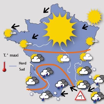 Retour des nuages par le nord, puis par le sud-ouest