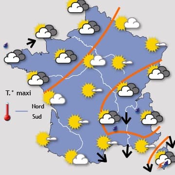 L'amélioration se confirme à partir de mercredi