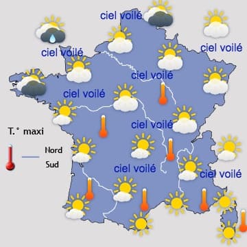 Petite dégradation temporaire entre dimanche et mardi
