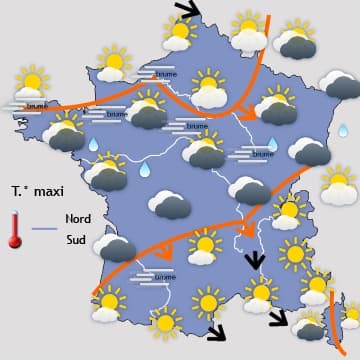 Encore une semaine calme, mais très nuageuse au Nord