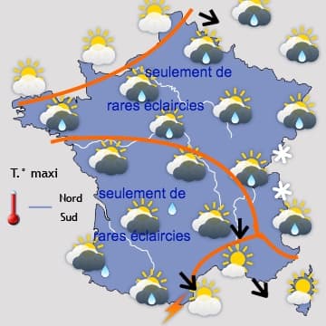Gros coup de fraîcheur (et même froid) pour la semaine prochaine 