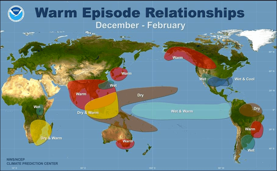 Image d'illustration pour Démarrage d'un nouvel épisode El Niño
