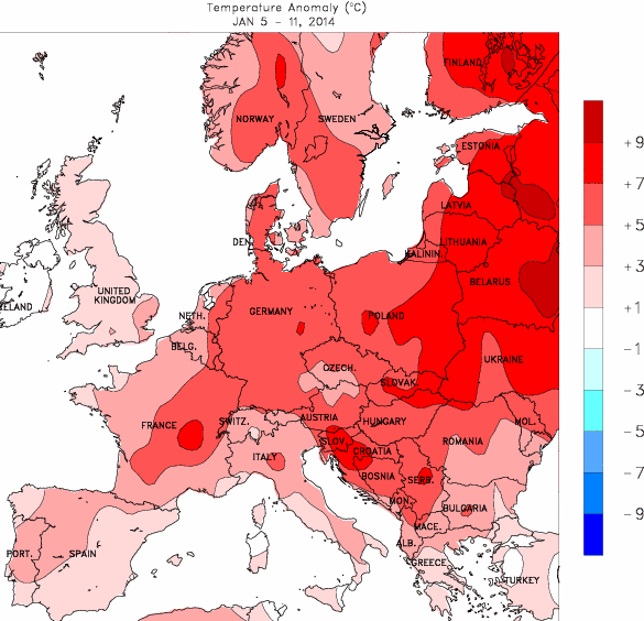 Image d'illustration pour Bilan météo hebdomadaire en France et en Europe
