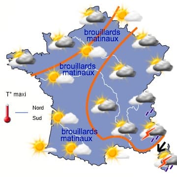 Baisse sensible des températures et neige en montagne