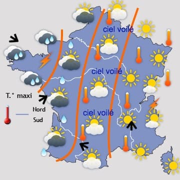 Baisse vertigineuse des températures !!